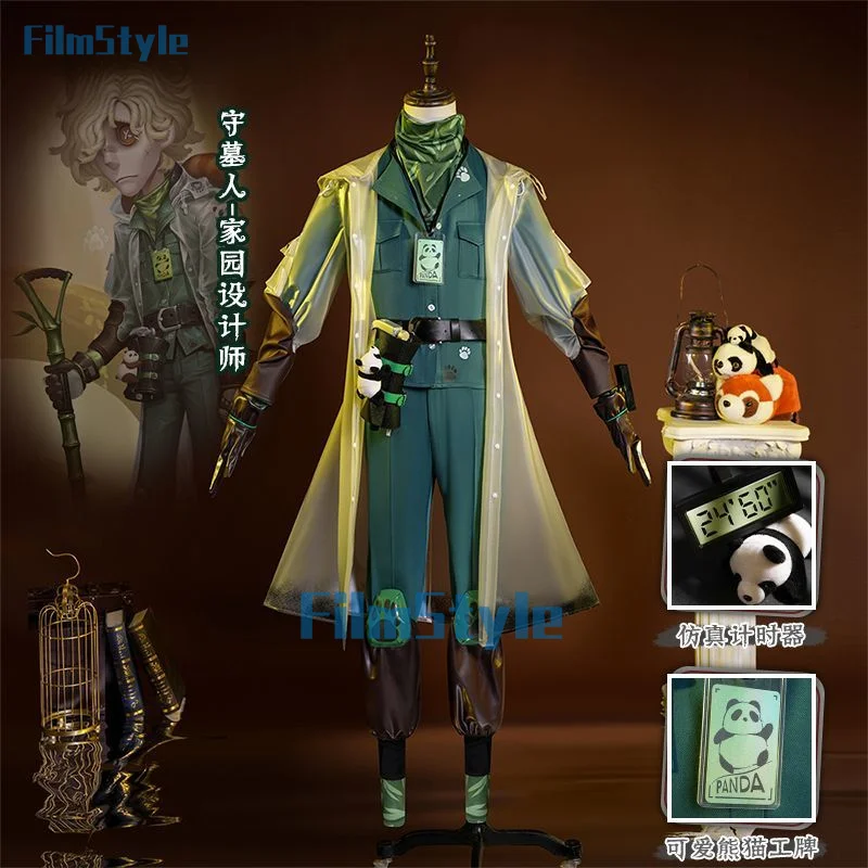 Andrew Kreiss Cosplay Costume Game Identity V Grave Keeper Uniform Halloween Carnival Party Christmas Play Role Clothes Clothing