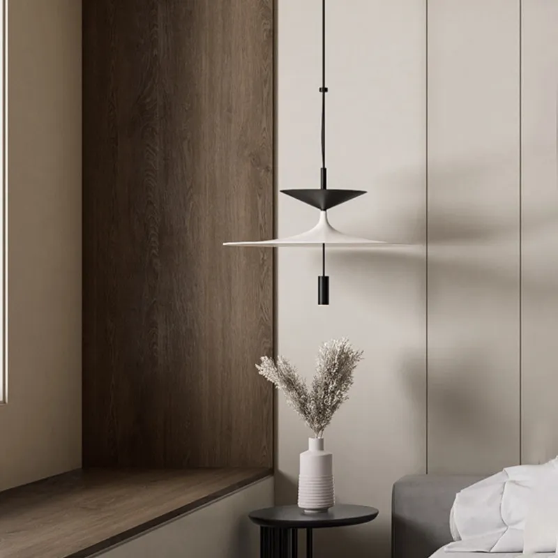 French Style Restaurant Pendant Lamp Modern Minimalist Bar Lighting Simple Hallway Study Cafe Designer Light Fixture