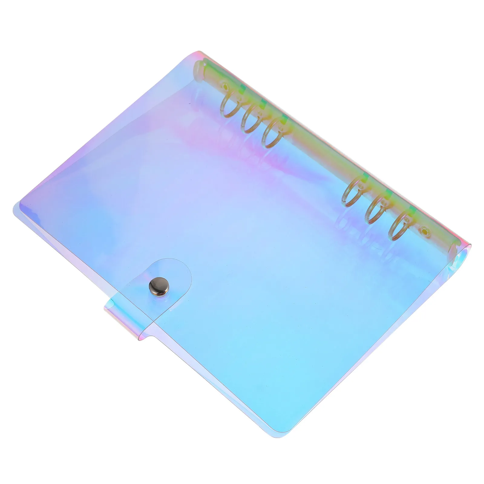 

1Pcs Loose Leaf Book Cover PVC Transparent Plastic Book Protector Anti-Fall Waterproof Reusable School Notepad Folder Cover