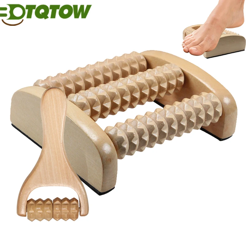 

2PCS Wooden Foot Massager for Neuropathy,Foot Pain & Plantar Fasciitis Relief | WoodenFoot Massager Roller for Men Women Gifts