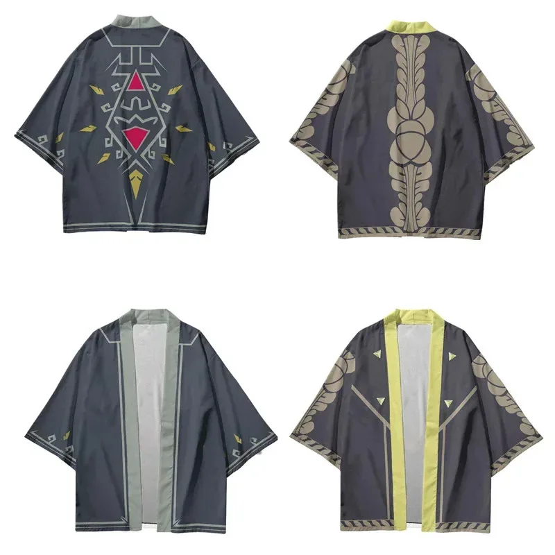 Link Cosplay Fantasy Nuova tunica con cappuccio Anime Zerda Gioco Tears Kingdom Travestimento Costume Adulto Uomo Abiti Maschile Pullover con cappuccio