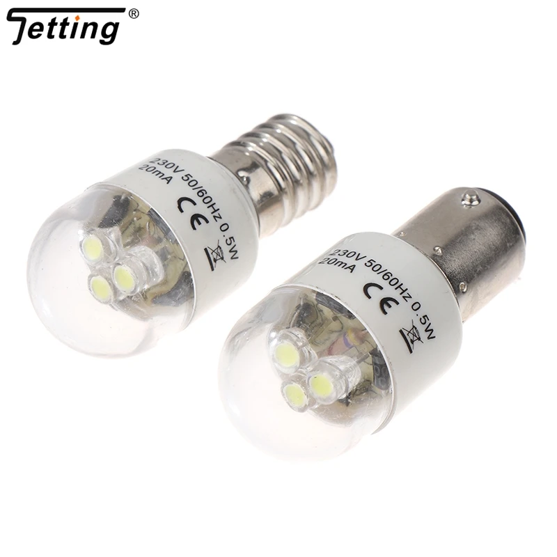 1pcs Sewing LED Bulb BA15D/E14 Light Illuminate 0.5W AC 190-250W Lamp Home Sewing Machine