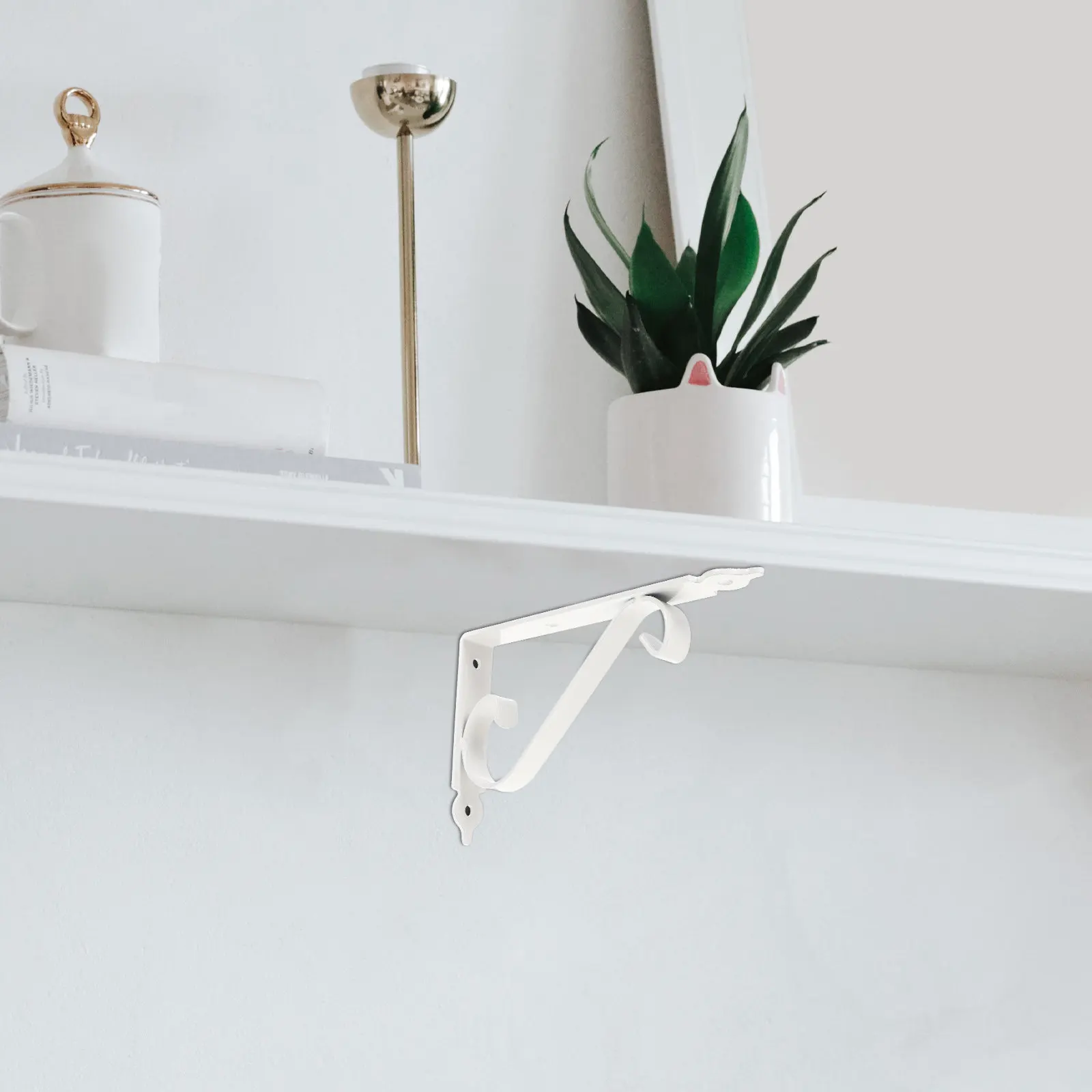 

2 комплекта премиальных кронштейнов для настенных полок, сверхпрочные угловые кронштейны для гостиной, кабинета, кухни, ванной комнаты, балкона, для плавающих полок