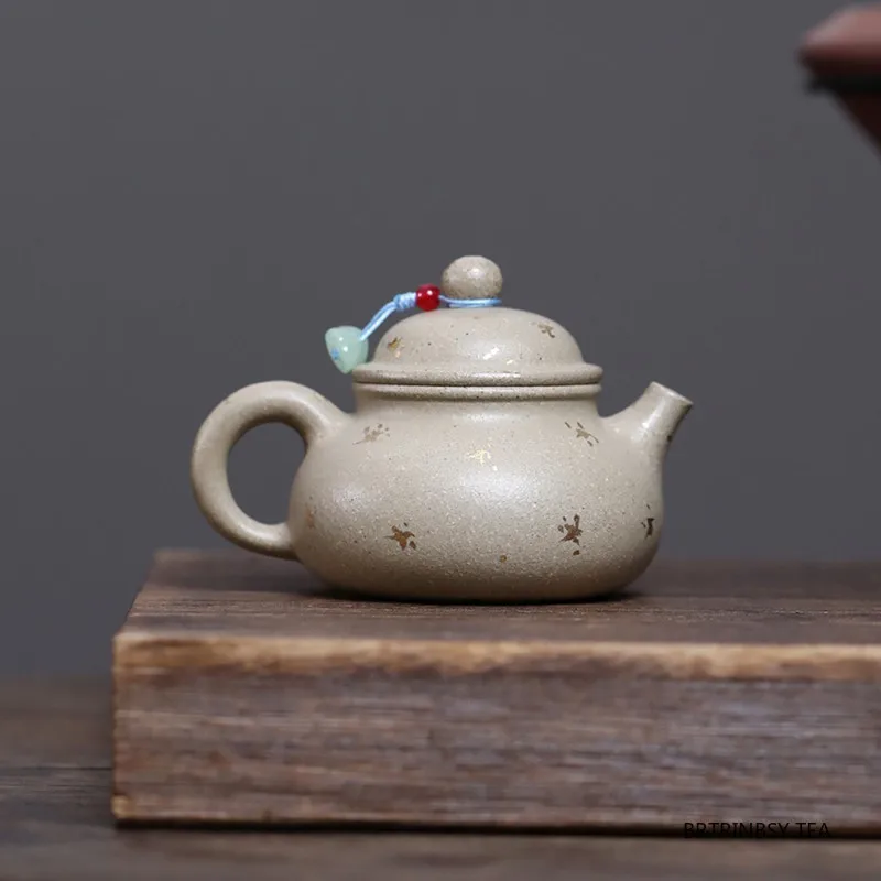 160ml Chinese Yixing Purple Clay Teapot Raw Ore White Duan Mud  Tea Pot Household Handmade Kettle Tradition Zisha Tea Set