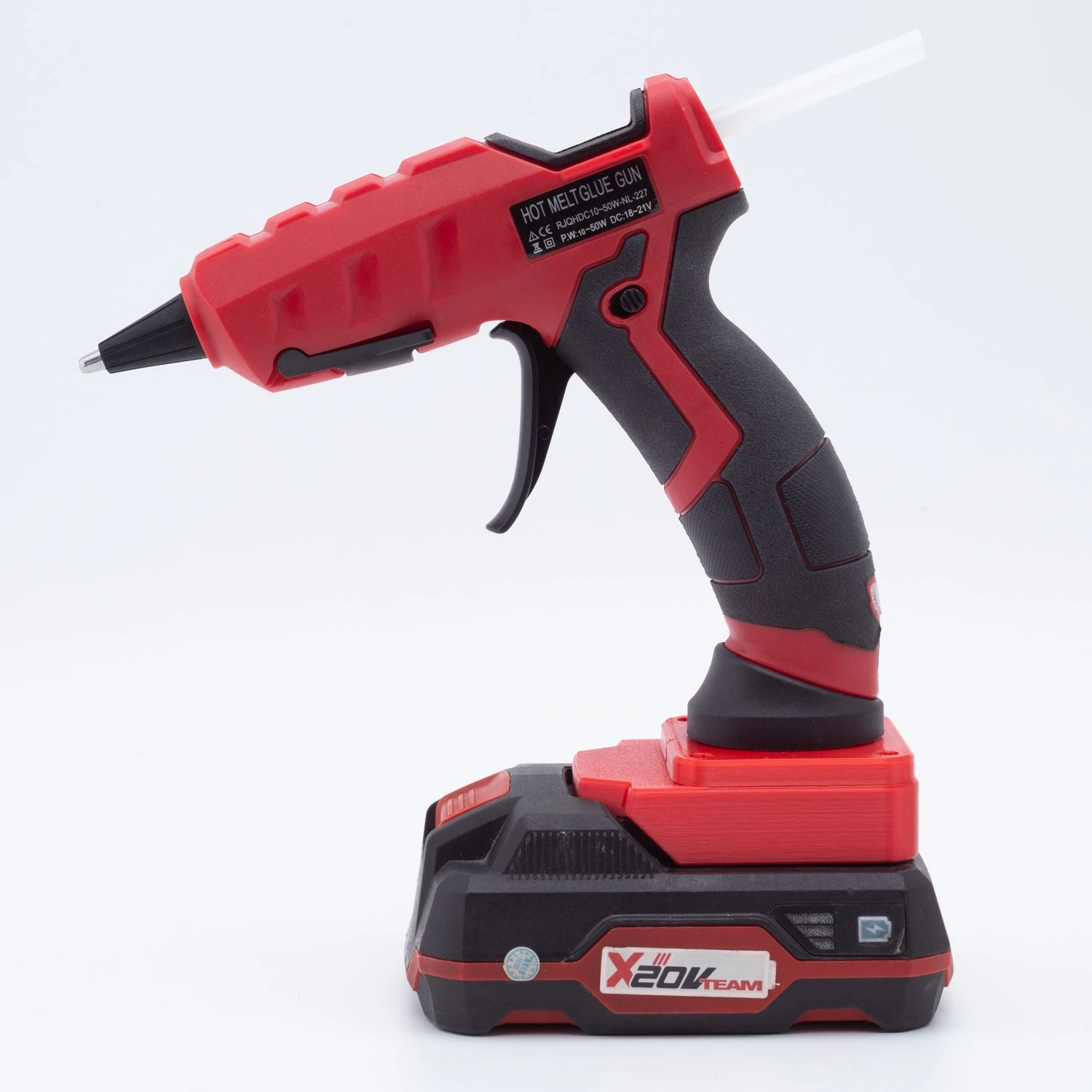Hot Melt Gun Power Tools Are for PARKSIDE X20V Series Lithium Battery DIY Electric Repair Tools with 10 7MM Rubber Strips