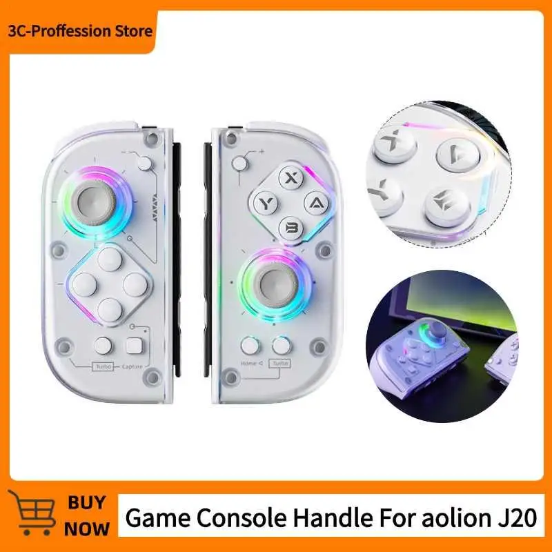 For Aolion J20 Wireless Bluetooth Gamepad For Switch Pro Controller For Switch Game Accessorie Hall Effe PC Android IOS