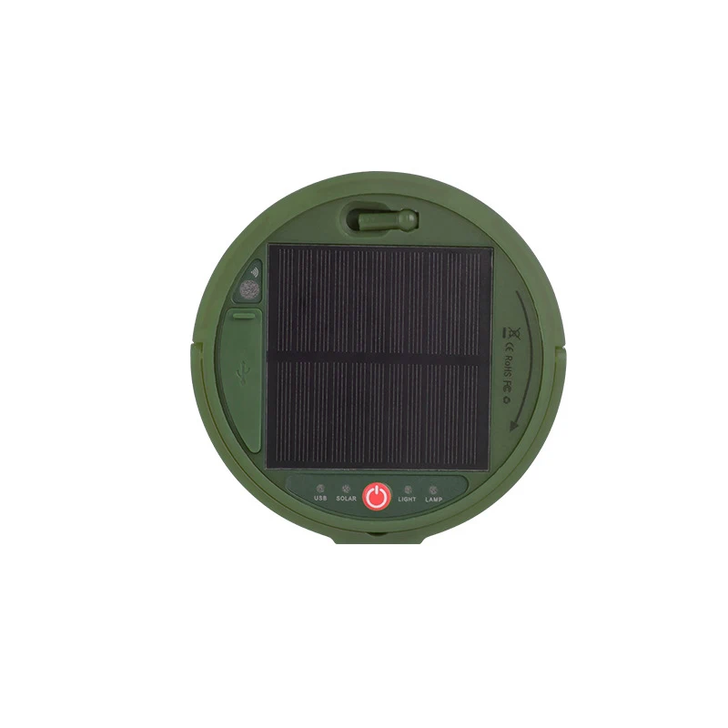 Cadena de luz Solar para acampar, luz de ambiente de Camping impermeable con Control remoto multifunción para exteriores