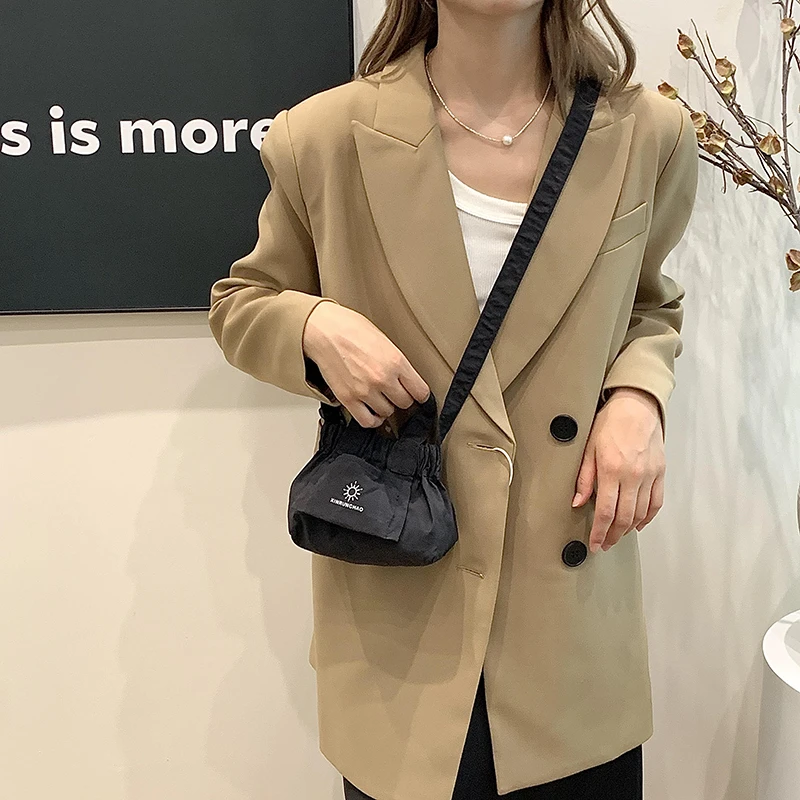 2024 Canvas Versatile Hot Selling Shoulder Bag Solid Color Popular Fashion Crossbody Bag Soft Trendy Women's Designer Handbag