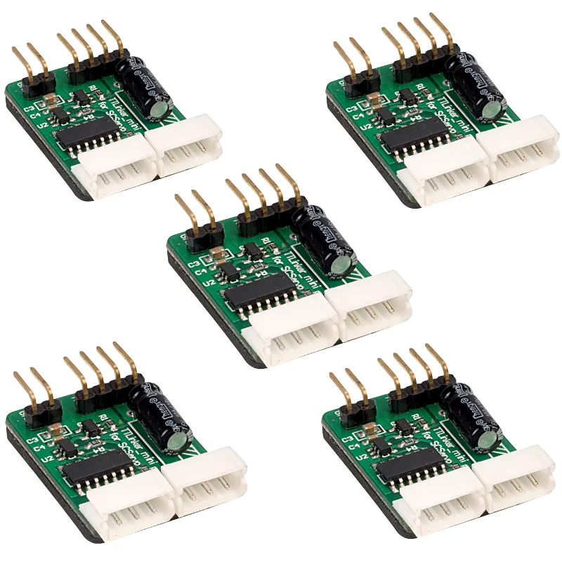 Placa de Conversión de Señal Feetech FE-TTLinker-Mini para Kits de Servomotores Ard y SCServo (1/2/5 PCS)