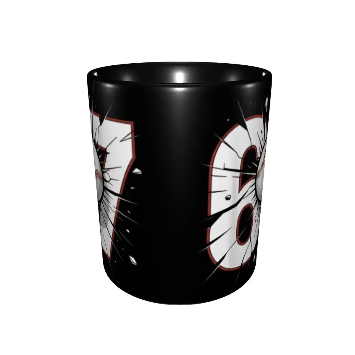 67 Six Seven 6-7 Funny Meme Italian Brainrot Coffee Mug Novelty Cup For Office