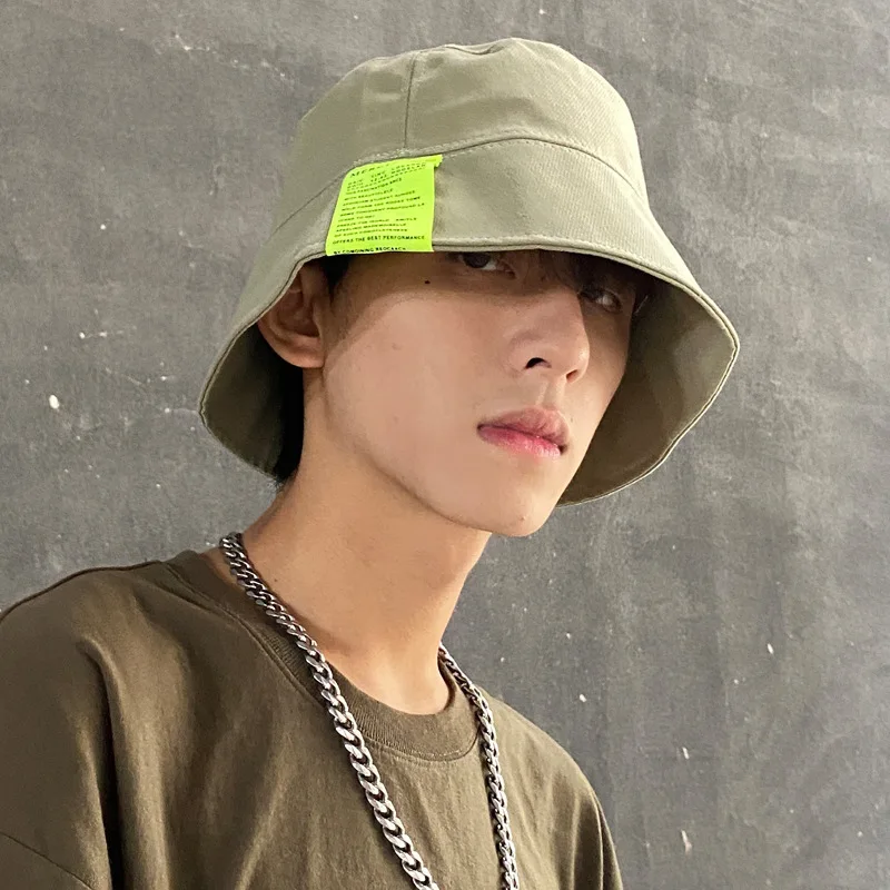 Fashion Panama Caps Women And Men Hip Hop Bucket Hat Letter Solid Color Fisherman Hats Bob Casual Sunscreen Hat Cloth Basin Caps