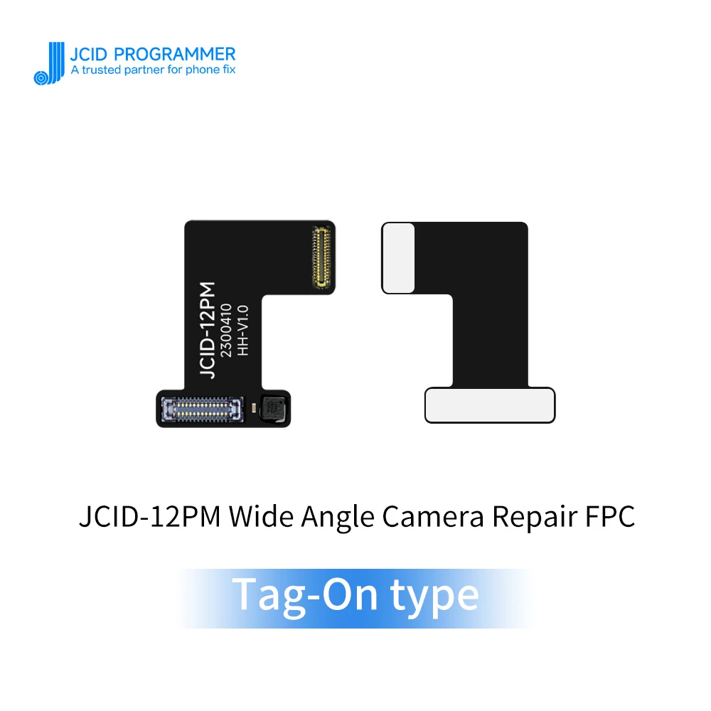 JC Tag no reparo da câmera traseira, FPC Flex Cable para 12-14 Plus Pop-up Janela Problema Funciona para V1se V1Spro, Solda Livre Não Removível