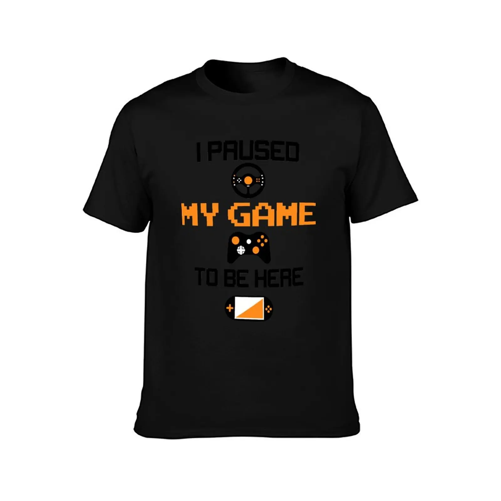 I Paused My Game To Be Here Slim Fit T-Shirt Independence Day Short Sleeve T-Shirt