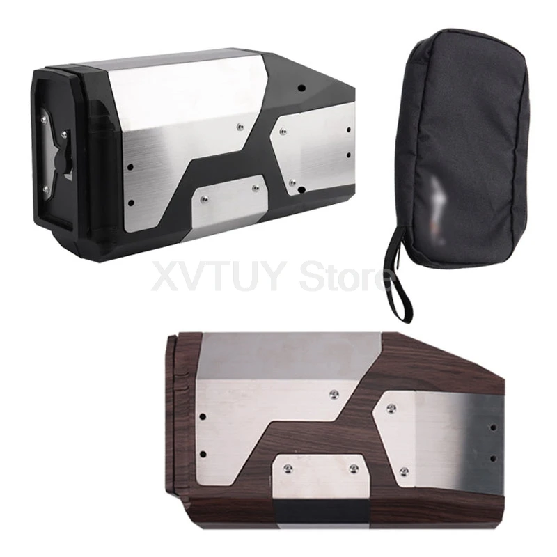 For BMW R1250GS R1200GS LC/ADV F850GS F750GS Tool Box Motorcycle Aluminum ABS Side Box Storage Box Moto Tool Kit Accessories