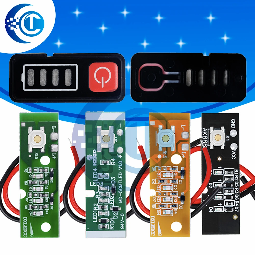 1-10 Pieces 3S/4S/5S Lithium-Ion Battery Capacity Tester - 12V to 21V LED Display Module for Power Drills & Screwdrivers