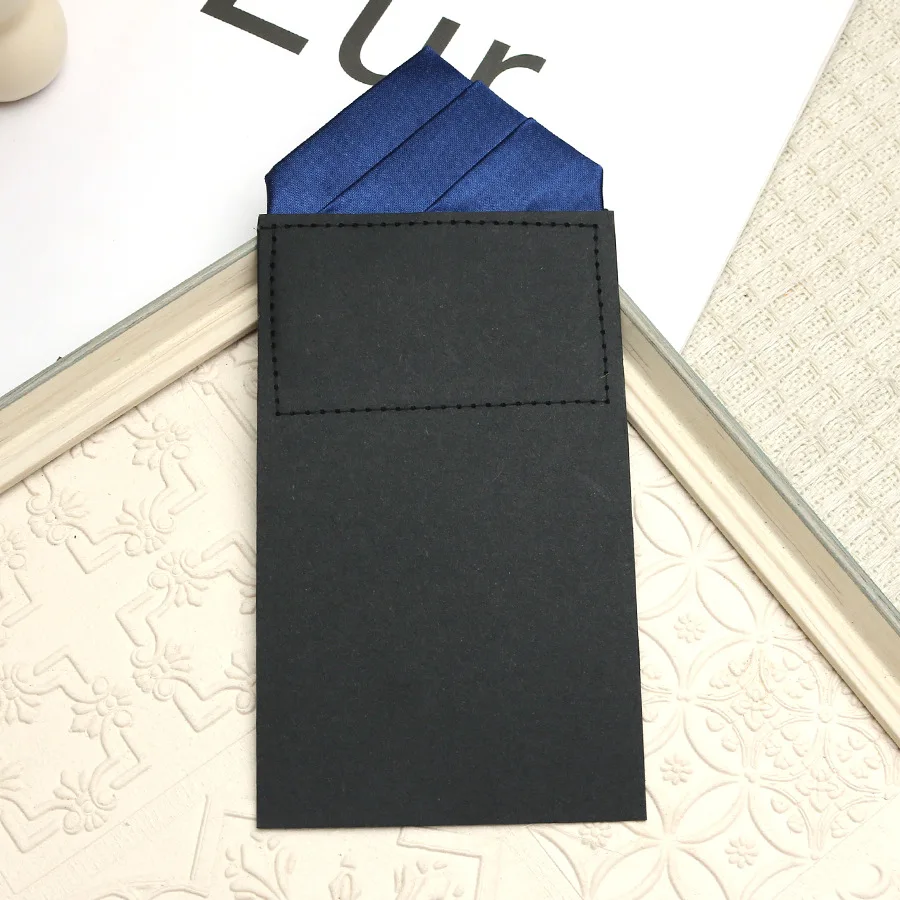 Colorful Solid Color Formal Pocket Towel Non Folding Suit Chest Towel Simple and Portable Square Towel Business and Leisure