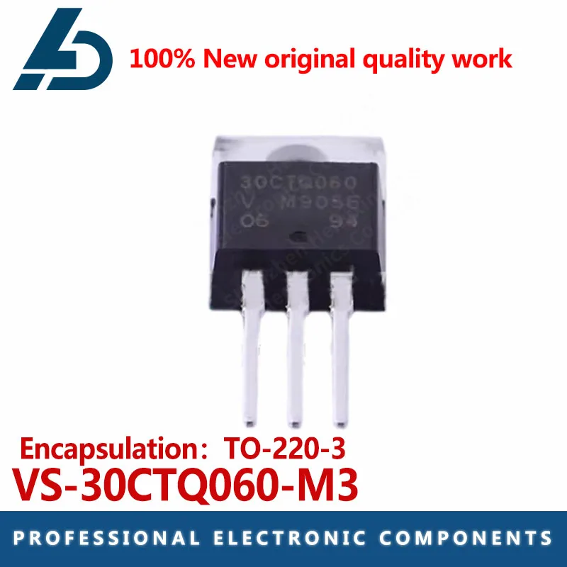 10PCS VS-30CTQ060-M3 package TO-220-3 diode Voltage :60V Current :15A