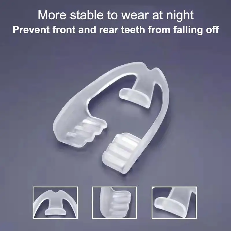 Adjustable Dental Night Guard for Teeth Grinding Bruxism Splint Comfortable Soft Sleep Aid for Adults 2/5pcs