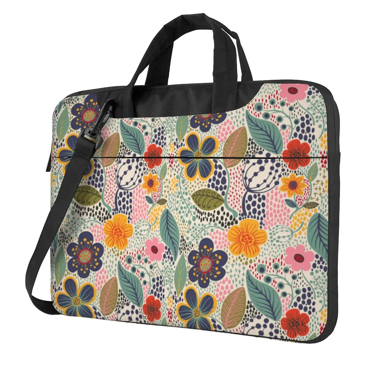 

Secret Garden Crossbody Laptop Bag Case Computer Bag 13 14 15.6 Inch Notebook Pouch for Macbook Pro Lenovo