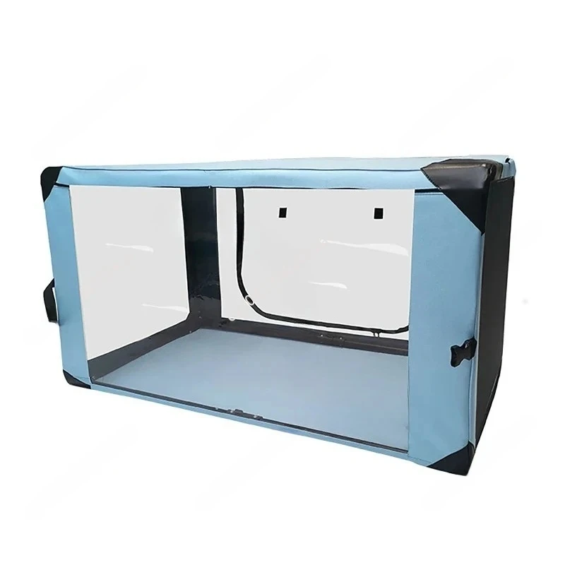 Racing For Exhibition Show Portable Foldable Cattery Delivery Room Transparent Pet Isolation Cage Large Space Cat Cages
