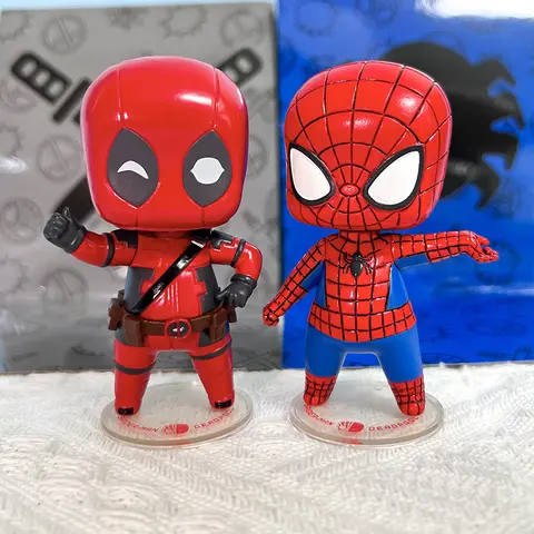 Avengers Captain Q Edition Figur America Winter Soldier Spiderman Figur Handgjord Skrivbordsprydnad Kreativ Samlarleksak 8 best sales Kapten Amerikas actionfigur - №8