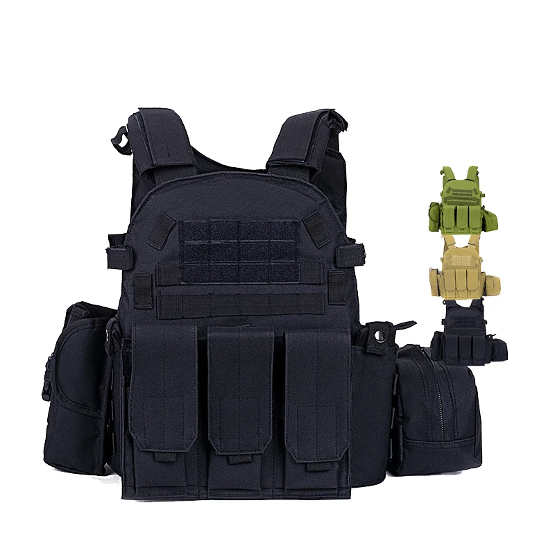 Tactical Vest American Vests Belt Fashion Tactic Bottle Stab Black 6094 Tactic Combat Vest