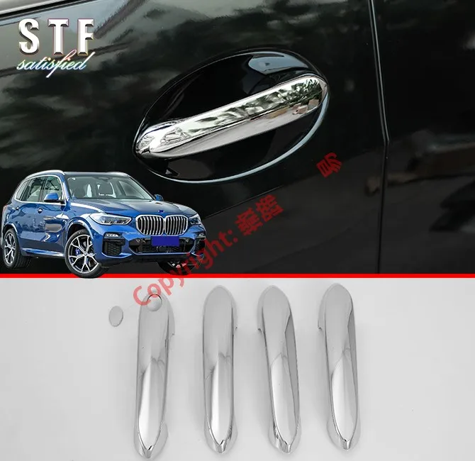 ABS Chrome Door Handle Cover Trim With Smart Hole For BMW X5 G05 2019 2020  Car Accessories Stickers W4