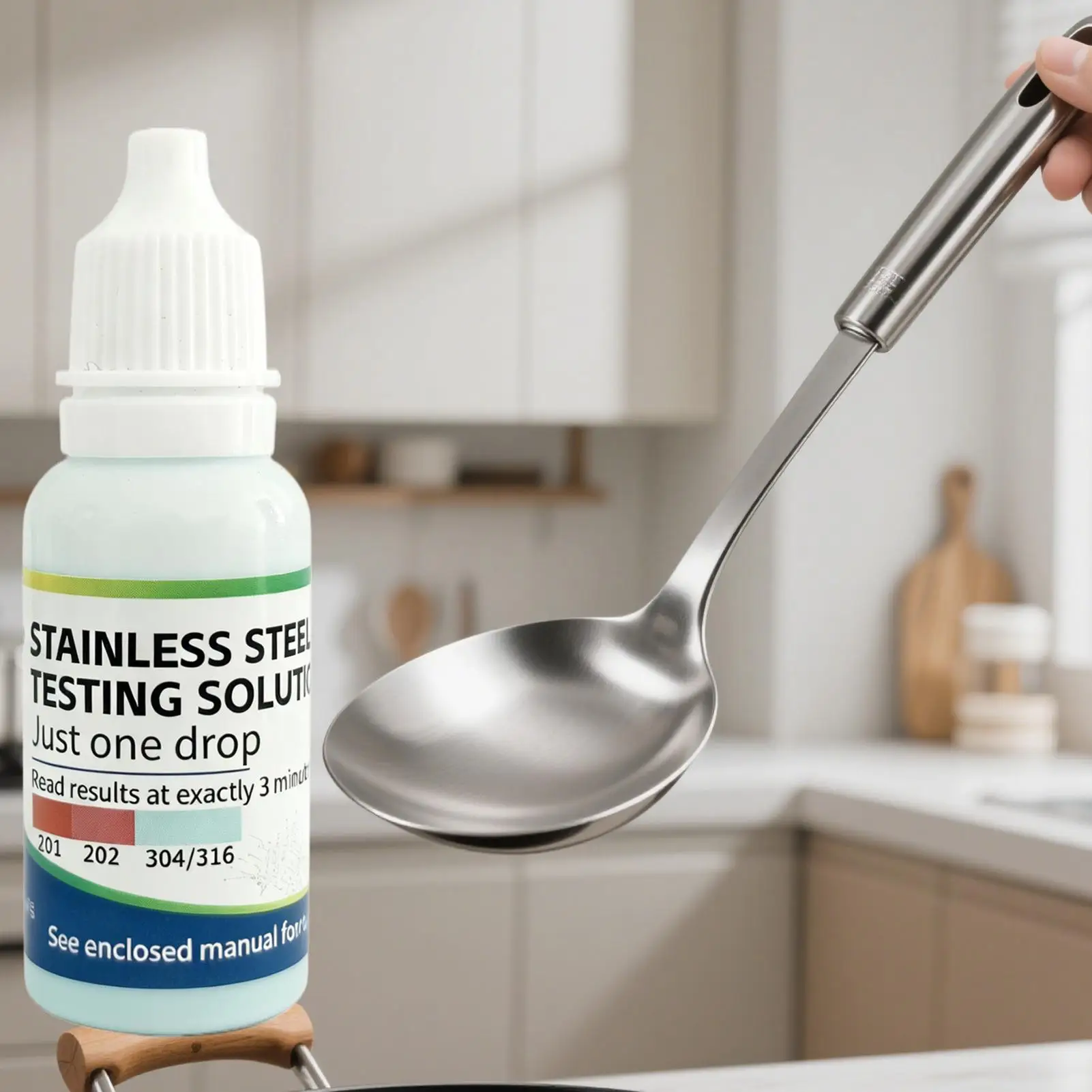 15ml Stainless Steel Test Liquid Reagent Manganese Detection Portable Stainless Steel Testing Liquid For Kitchen Metal Recycling