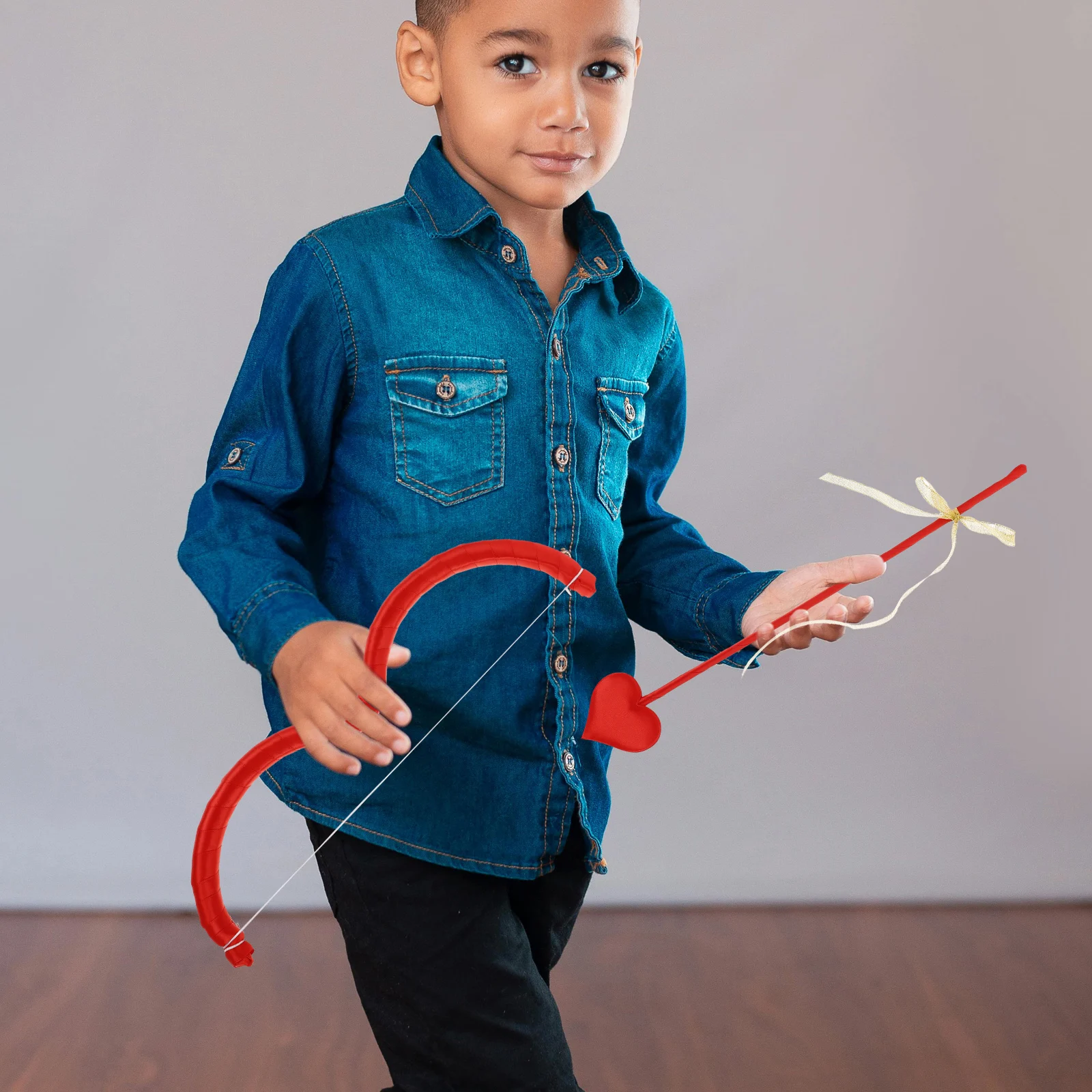 

Bow Arrow Set Kids Costume Accessories Safe Unique Design Halloween Valentines Cupid cosplay prop wing costume set