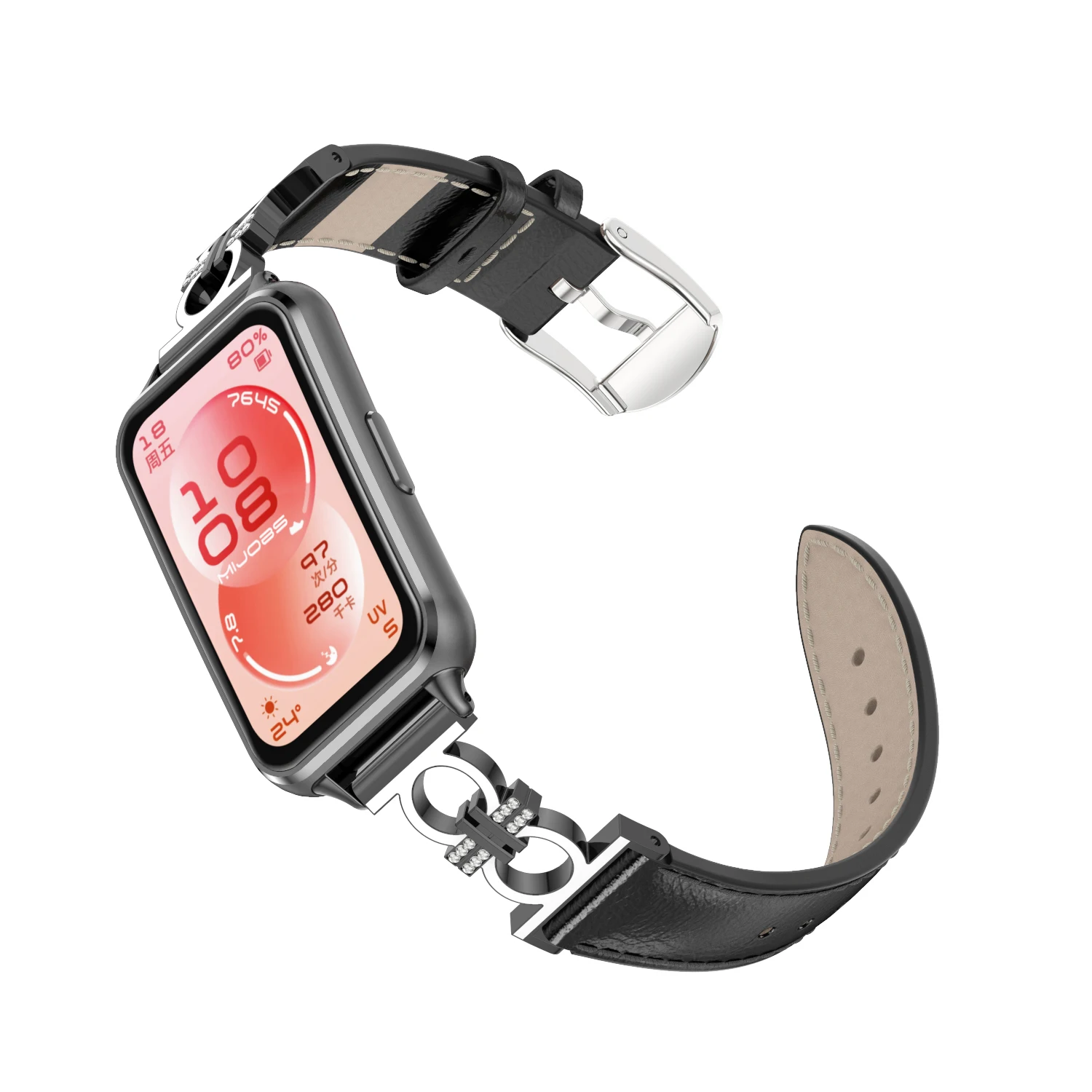 Wristband For Huawei Band 11 11Pro Leather Strap For Huawei Band 11 Pro Watchband For Huawei Smart Band 11/11 Pro Global Version
