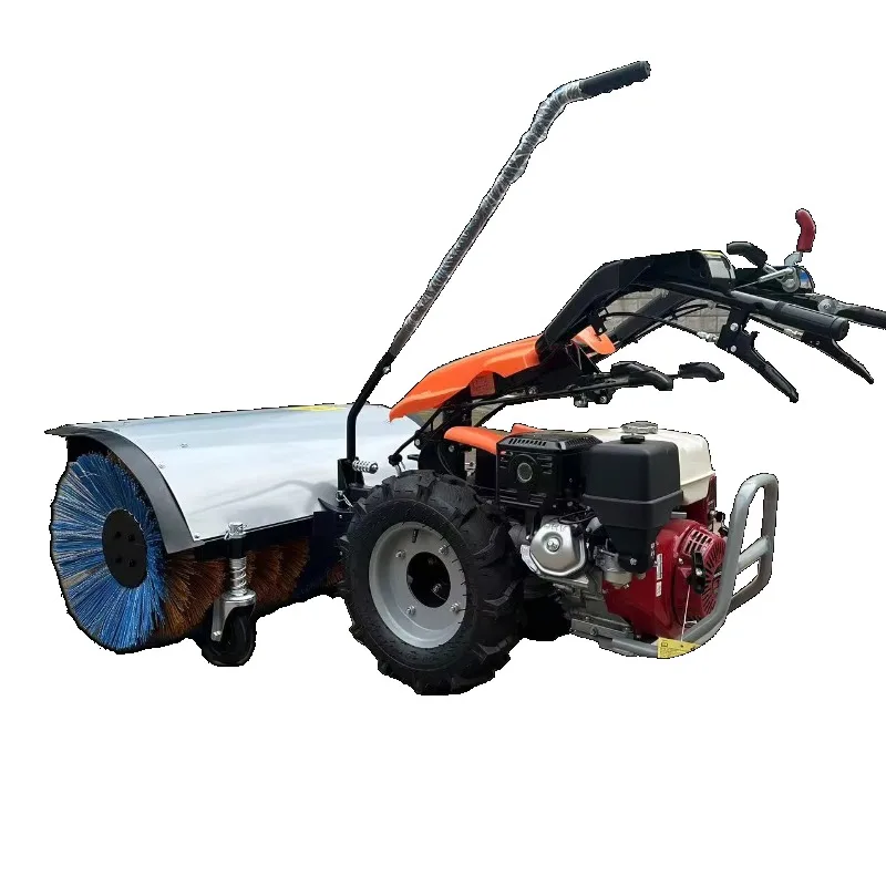 

Powered Snow Sweeper 2 Wheel Street Snow Blower Cleaning Sweeper Intelligent Snow Removing Machine