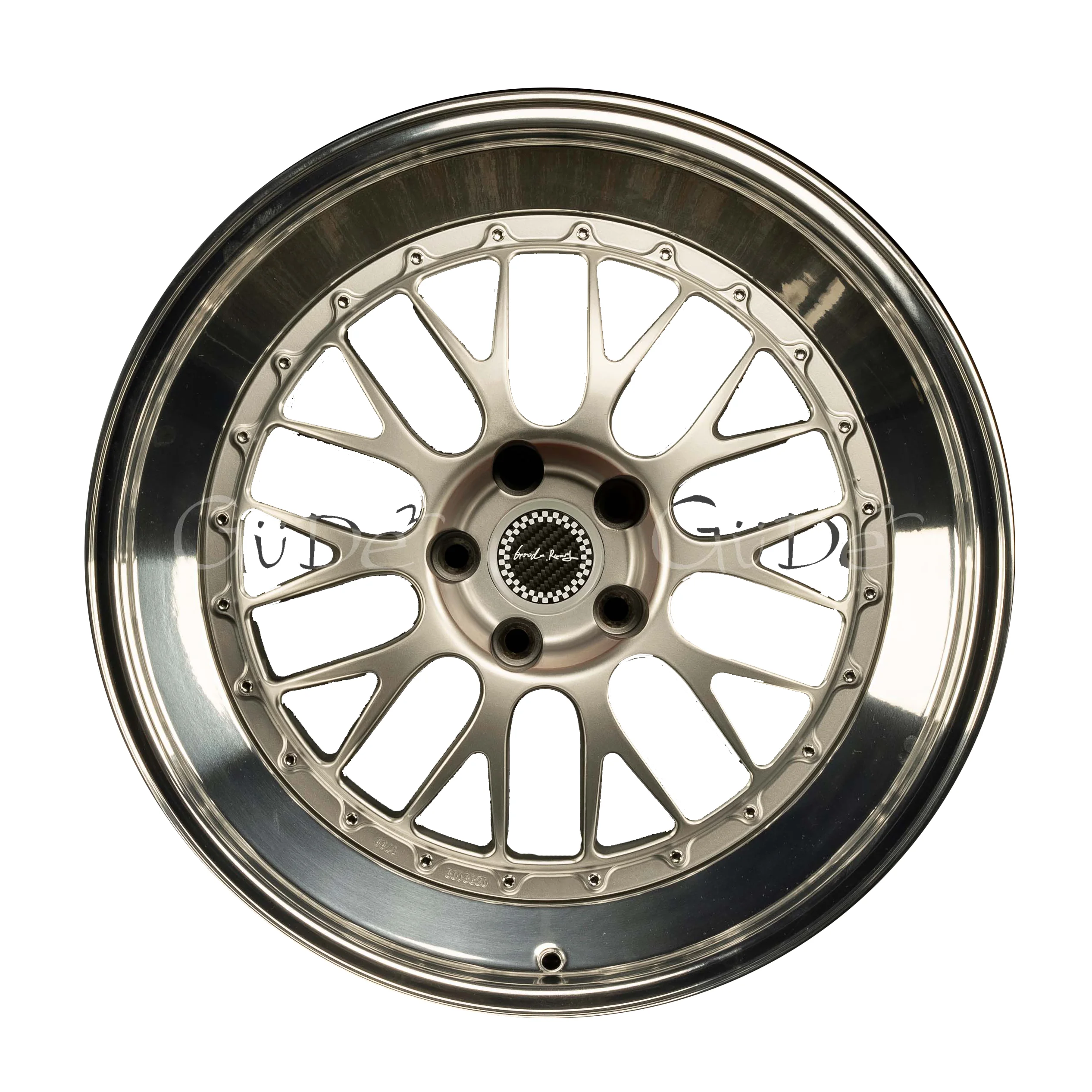 New Double-Piece Forged Alloy Wheel Rim Deep Dish Design for Audis A6L A5 Teslas Model Y X BMWs 5 6 Series Porsche