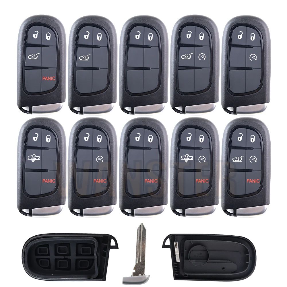 

Автомобильный брелок для ключей, корпус для Jeep Cherokee Durango Chrysle для Dodge Ram 1500 2500 3500 Journey Dart Challenger Durango