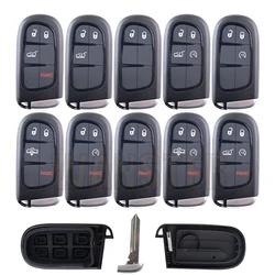 Car Key Fob Case Shell Housing for Jeep Cherokee Durango Chrysle for Dodge Ram 1500 2500 3500 Journey Dart Challenger Durango