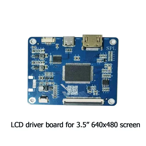 Imagen 2 del producto Kit de módulo de pantalla TFT LCD de 3,5 "", 54 pines, 640x480, entrada de señal HDMI, pantalla RGB IPS