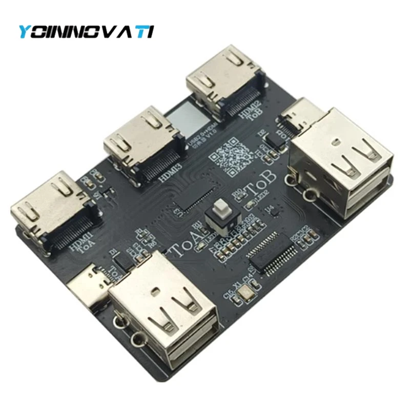 1-個-2-ポート-hdmi-kvm-スイッチ-2-入力-1-出力、デュアル-pc-共有モニター-usb-キーボード-マウス、ドライバー不要