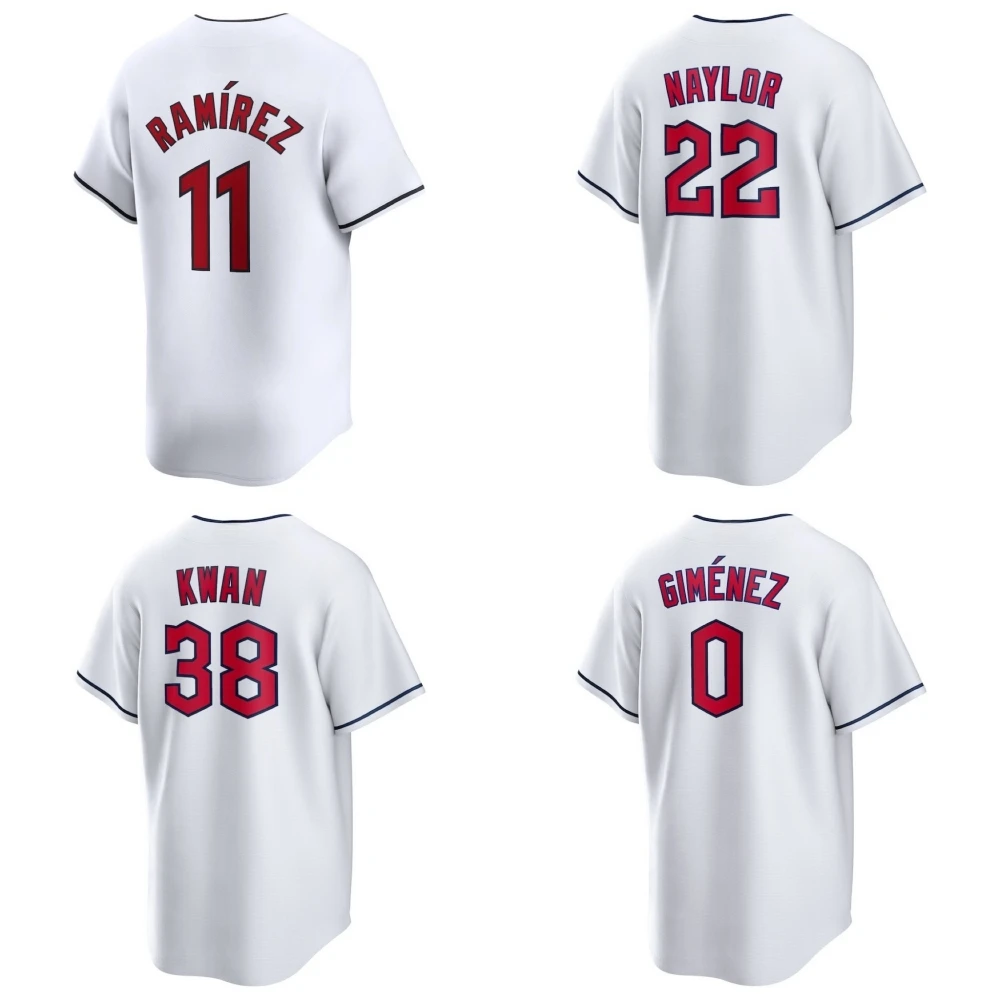 Wholesale Stitched Softball Wear Ramirez Kwan Naylor Baseball Baseball Jersey