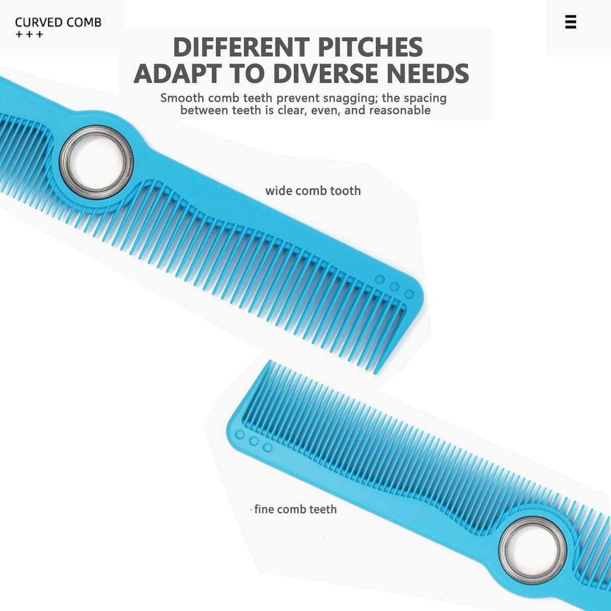 Cutting Comb Professional Spinning Anti-static Fidget Hair Combs Fidget Stress Relief Tool For Professional Hairdressing Cutting view 3