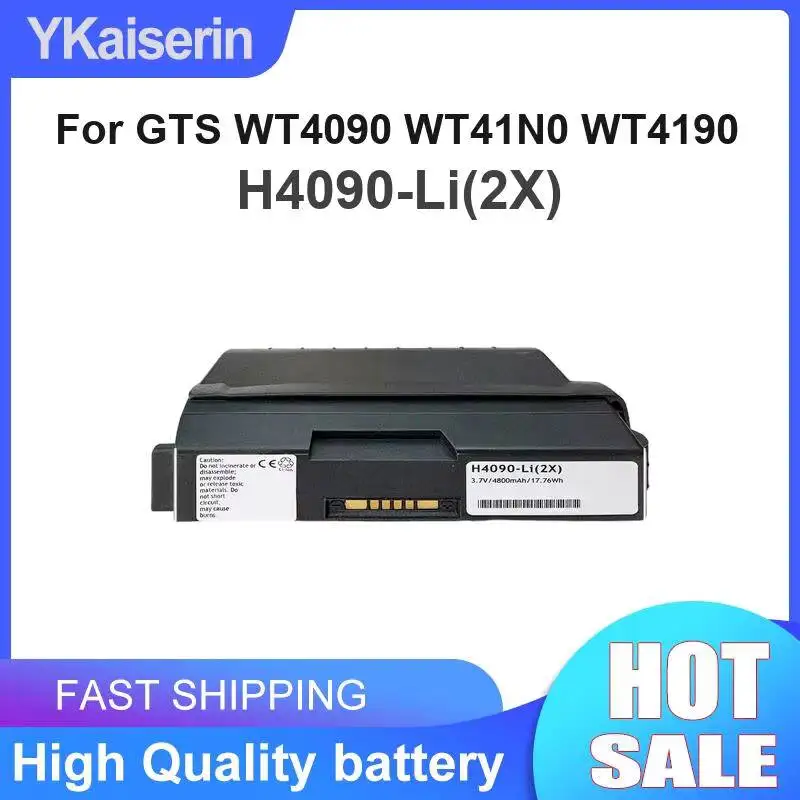

H4090-LI 2X For Gts WT4090 WT41N0 WT4190 Wrist Mounted Scanner Battery 4800mAh Environmentally Friendly High-Capacity