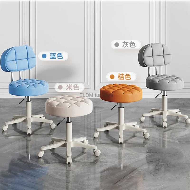 Simple Beauty Salon Barber Chairs Special Swivel Salon Chair Barber Shop Round Stool Modern Salon Furniture Home Makeup Chair