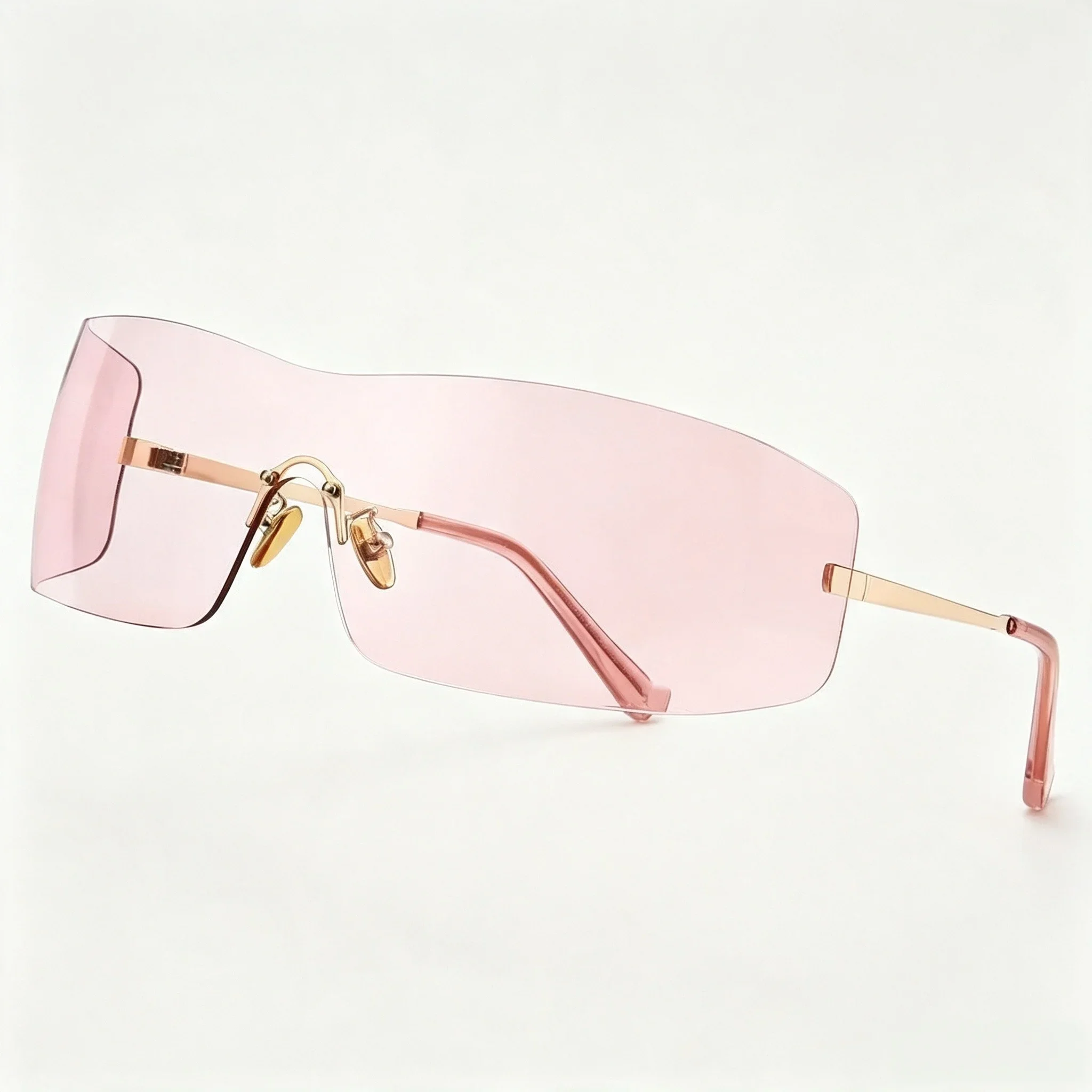 luxury-frameless-sunglasses-retro-rectangular-one-piece-design-uv-protective-photochromic-women's-sunglasses-perfect-gift