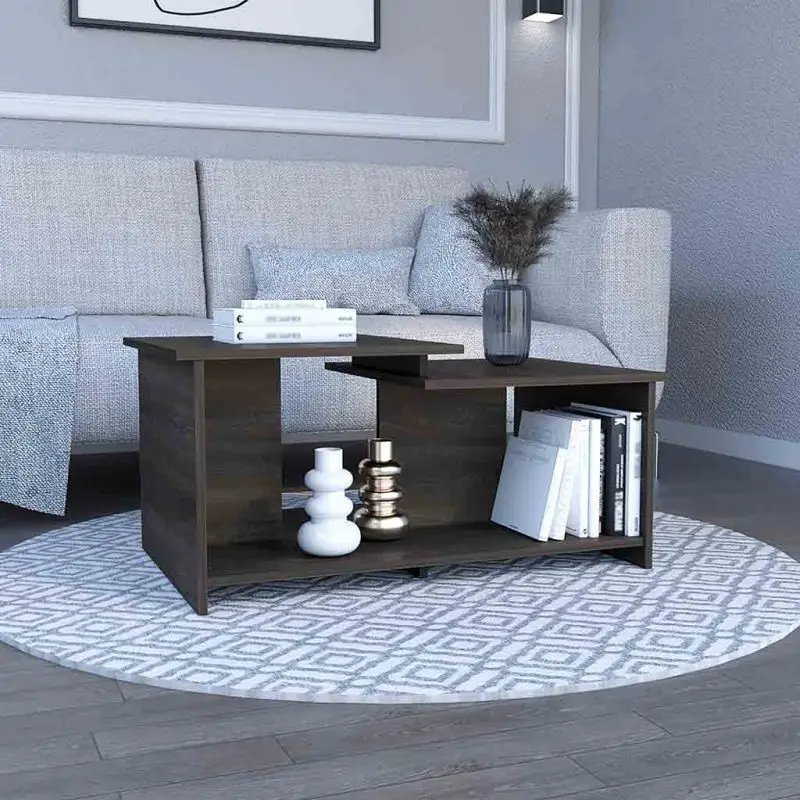 

Wema 3 Coffee Table, Lower Open Shelf -Espresso