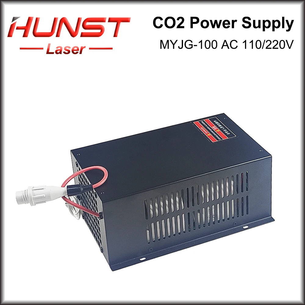 Imagem -03 - Hunst Laser Power Supply Co2 Suporta Tensão 110v 220v Usado para 80w 100w Laser Engraving e Máquinas de Corte Myjg 100w