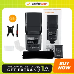 Godox Thinklite Camera Flash TT520II with Build-in 433MHz Wireless Signal for Canon Nikon Pentax Sony Fuji Olympus DSLR Cameras