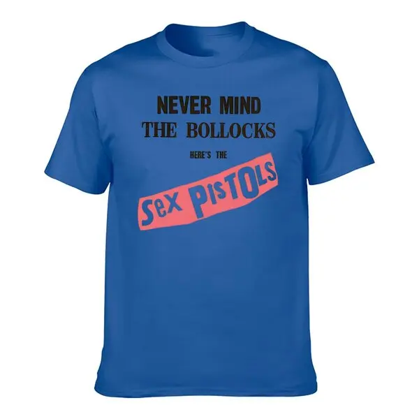 Sex Pistols T Shirt Never Mind The Bollocks Official Album Cover Punk Yellow New2024 High quality Brand Casual