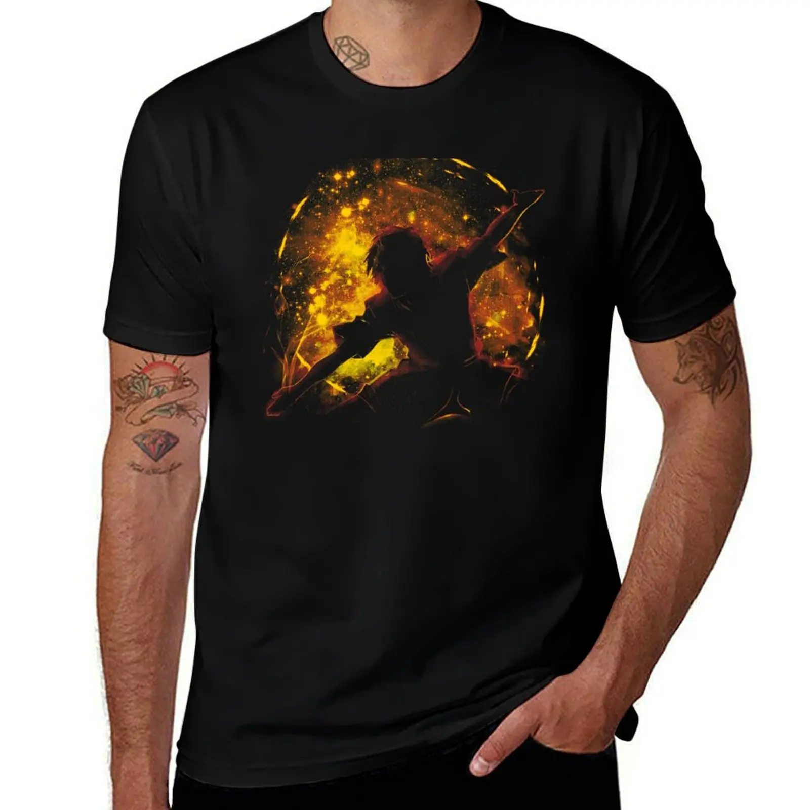 

galactic prince of fire T-Shirt Short sleeve tee Personalized t-shirt plus sizes t shirts men