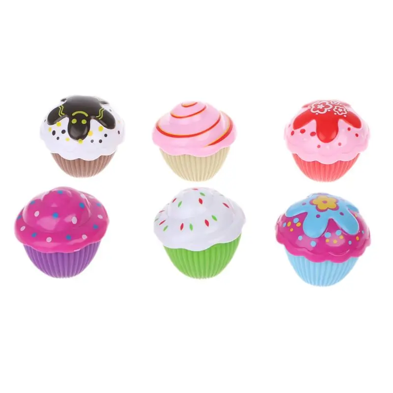 8cm/3inch Miniature Cupcake for Doll Educational Toy Girls Gift Little Princess Dropship