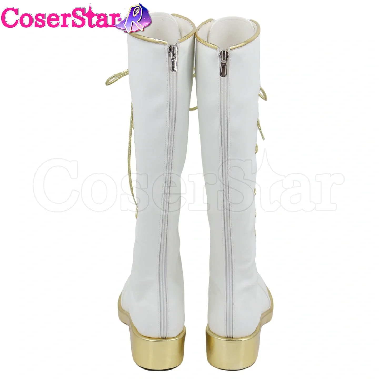 CoserStar-R HUNTR X Kpop Demon Hunters Rumi Cosplay zapatos botas mujeres niñas niños adultos Cosplay disfraz Prop