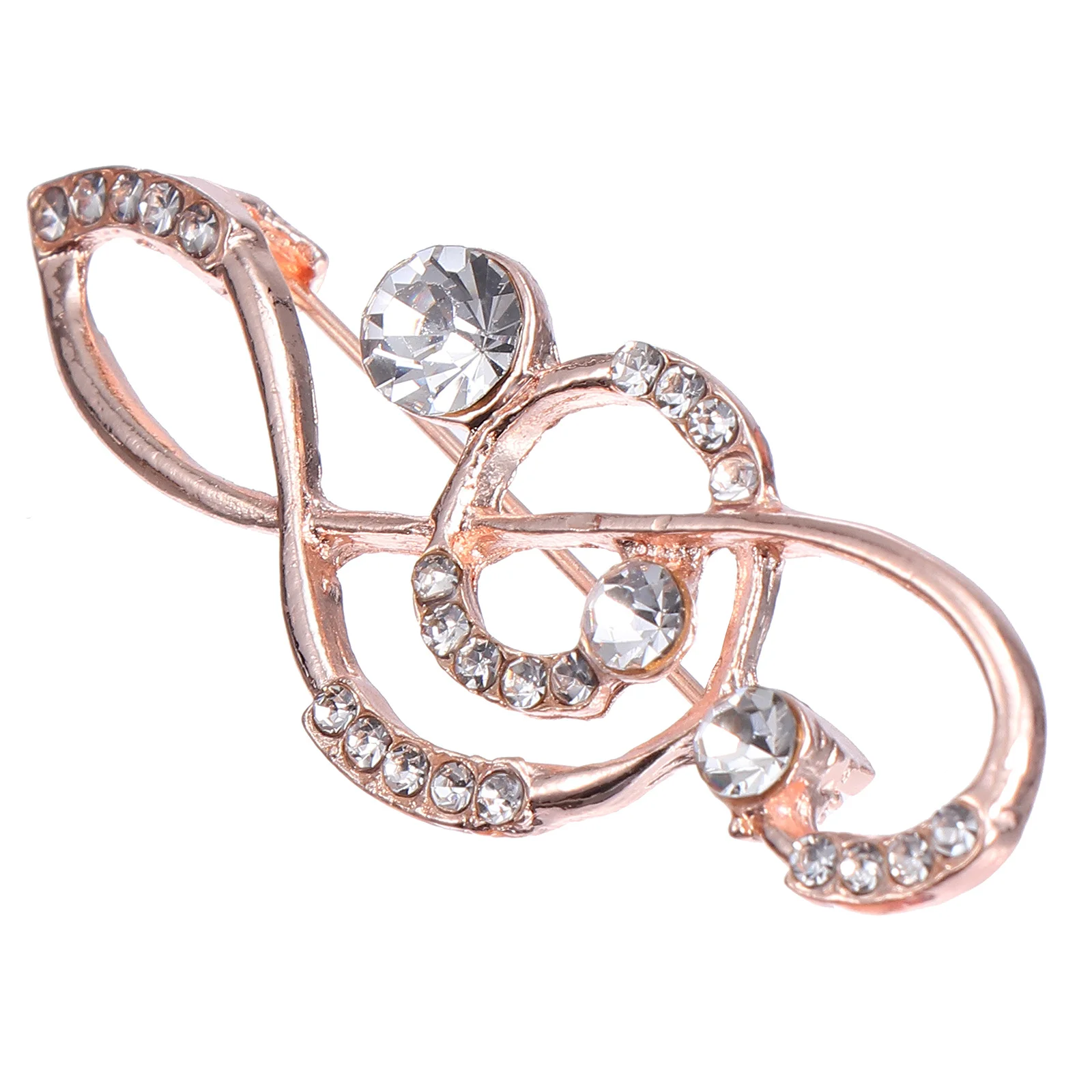 Broche à boucle de taille cloutée en diamant, 1 pièce, à la mode, pour vêtements décoratifs élégants, broches décoratives à Clip pour femmes et filles