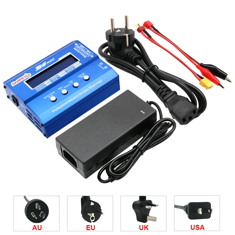 IMAX B6 mini Balance Charger Discharger with Adapter For RC Helicopter Re-peak NiMH NiCD LiHV NiCd PB Li-ion Battery Charger